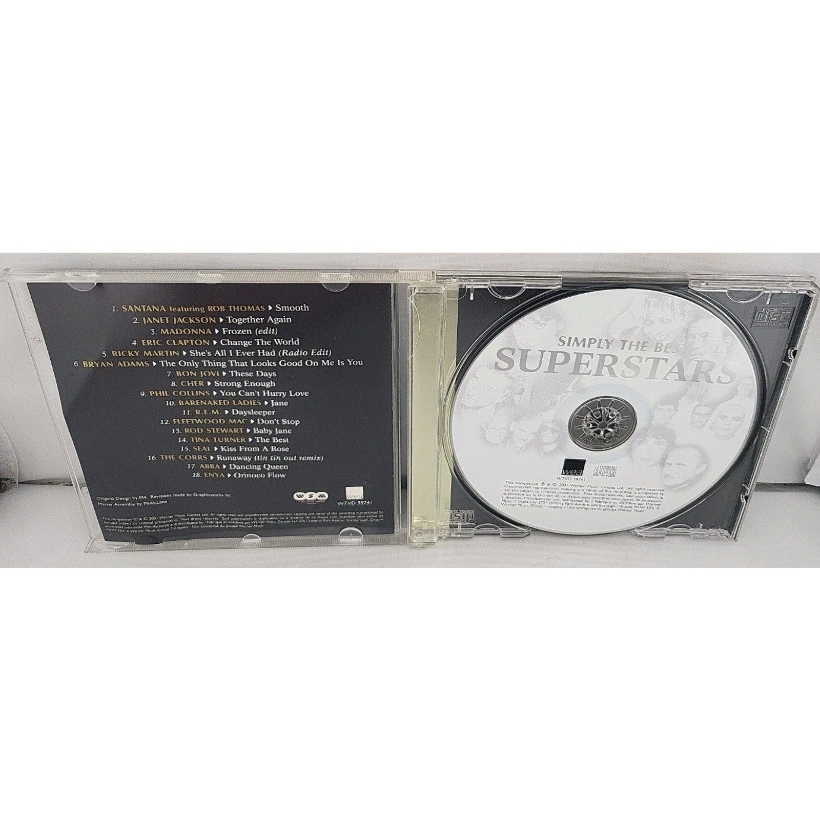 Simply the Best Superstars by Various Artists (CD, Apr-2001, Wea)