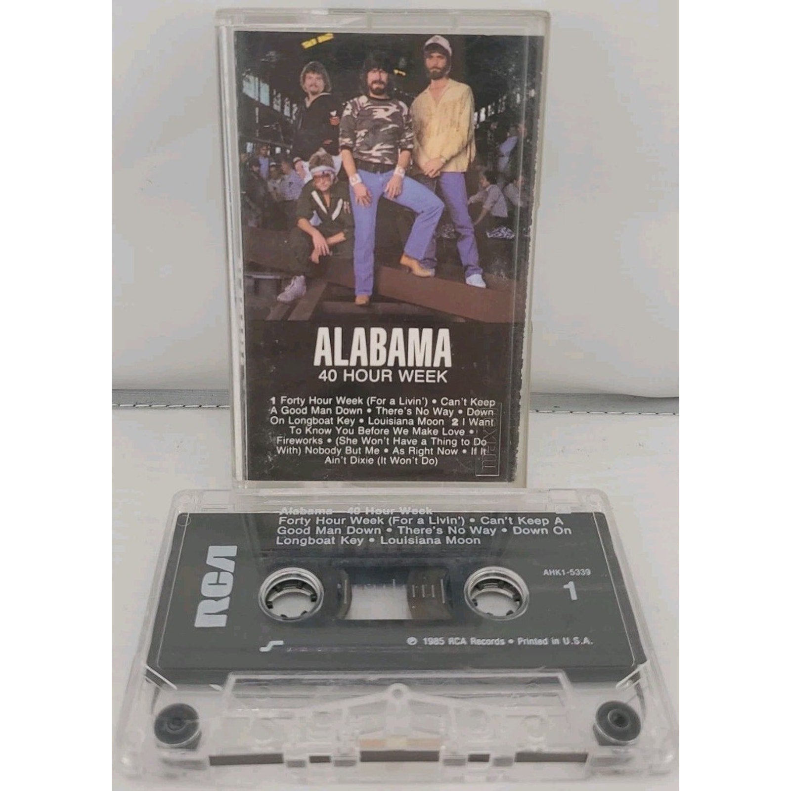 40 Hour Week by Alabama (Cassette, Oct-1990, RCA)