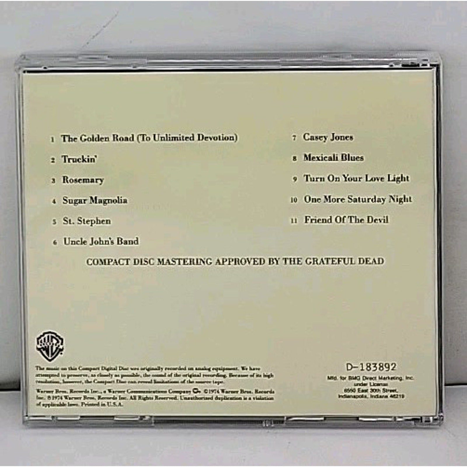 Best of the Skeletons from the Closet: Greatest Hits by Grateful Dead (CD, 2004)