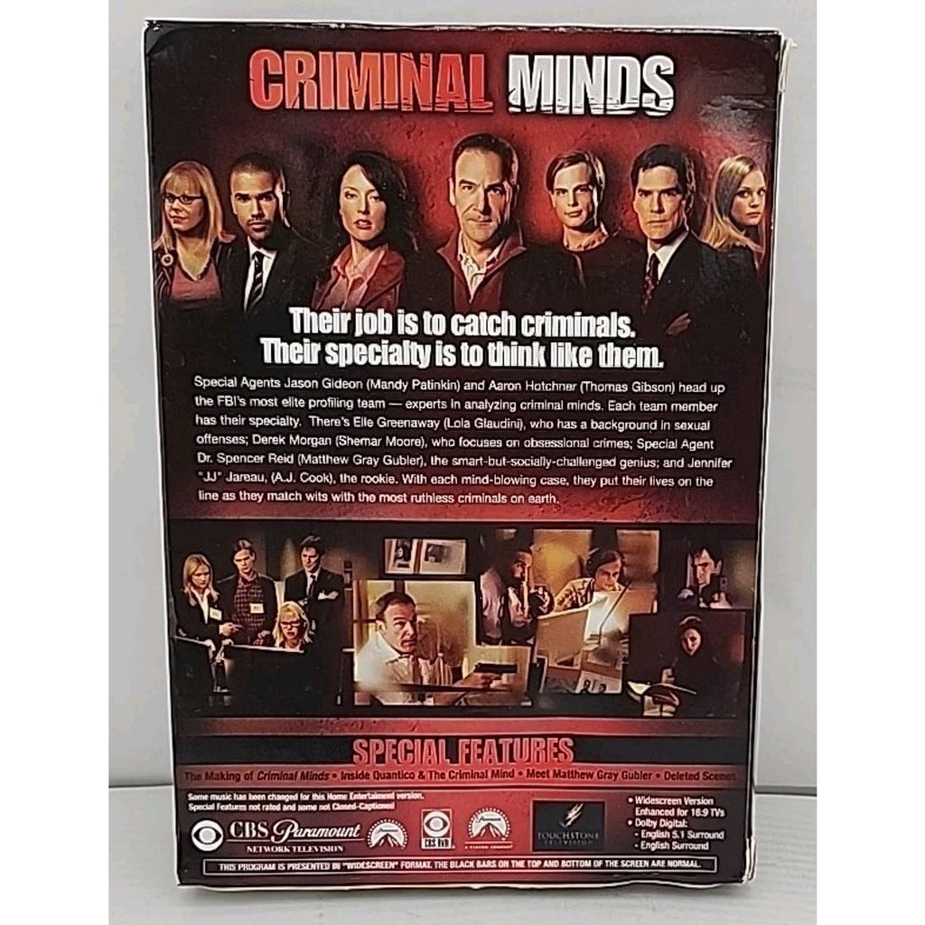 Criminal Minds: Season 1 (DVD, 2005)