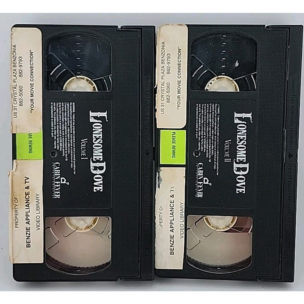 Lonesome Dove (VHS, 1991, 2-Tape Set)