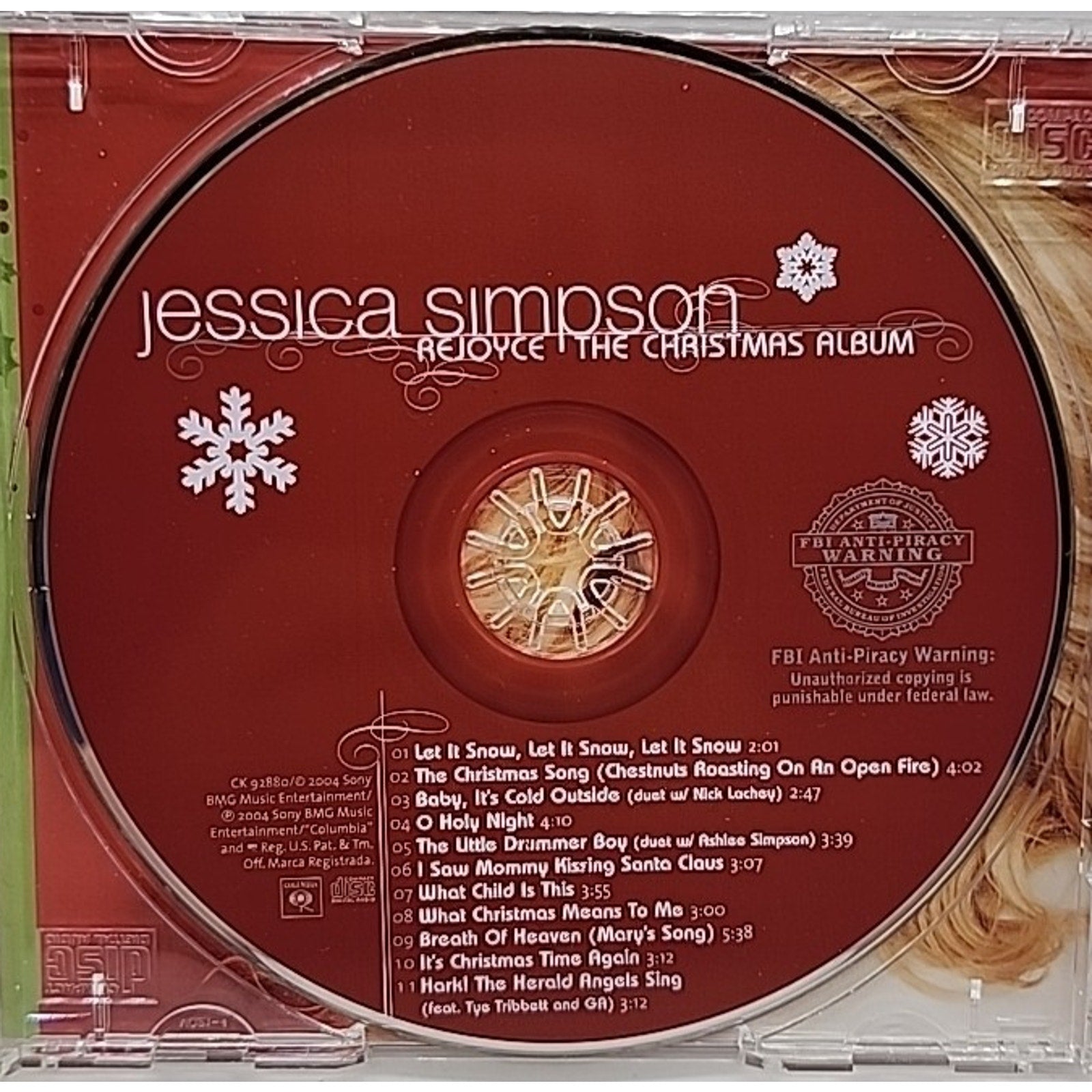 Rejoyce: the Christmas Album by Jessica Simpson (CD, 2004)