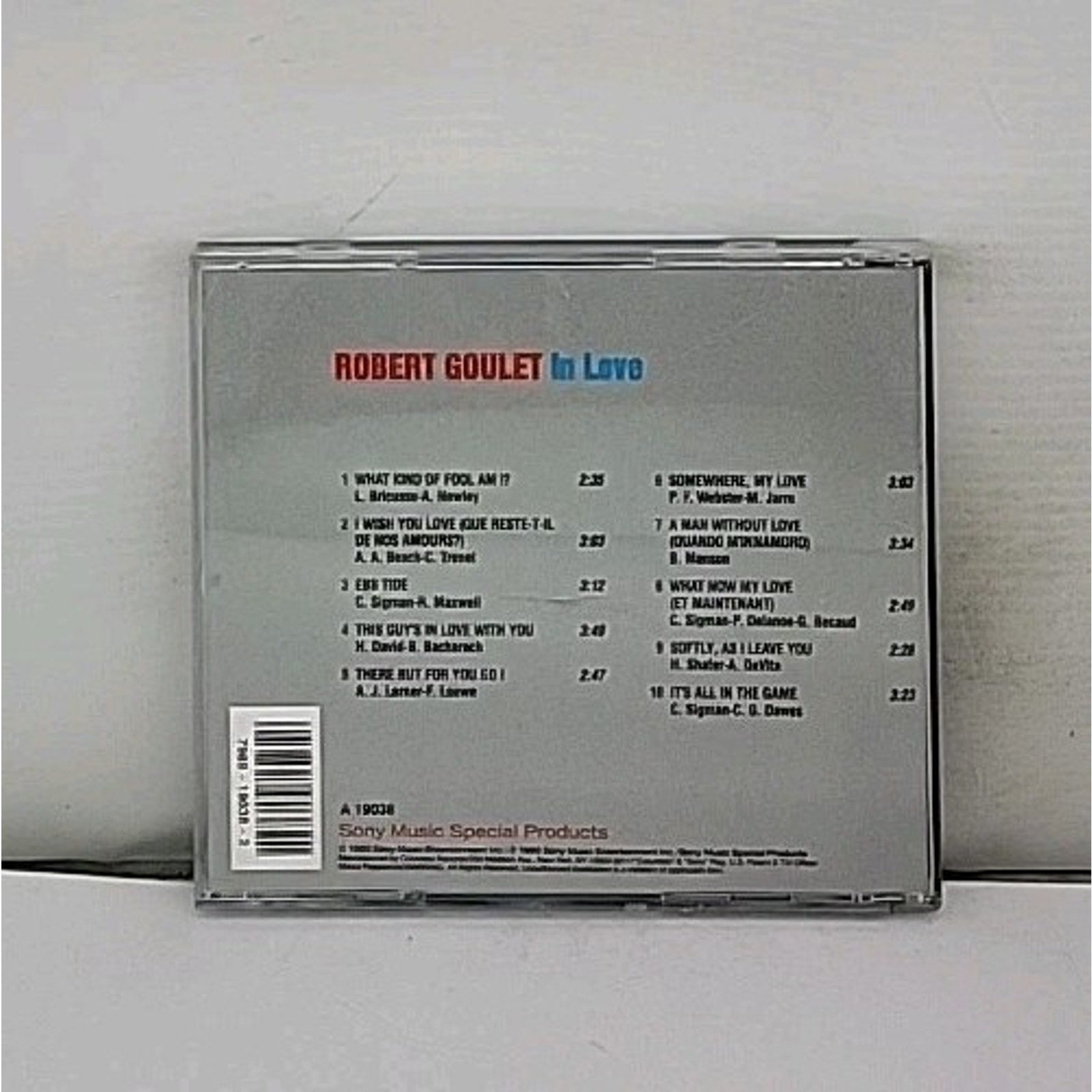 In Love by Robert Goulet (CD, 1995)
