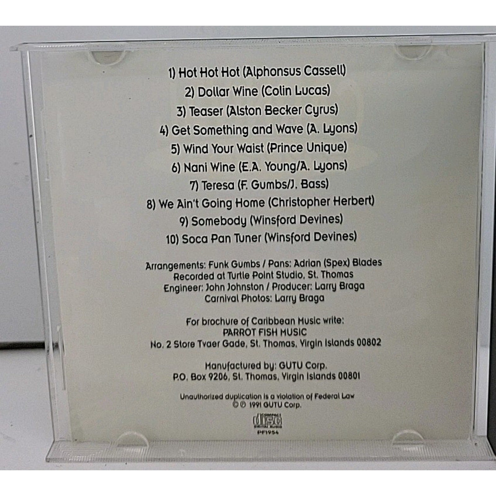 Carnival Favorites CD Compilation