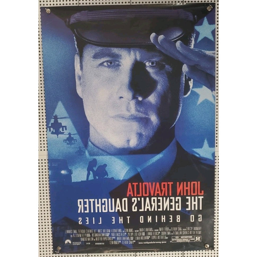 1999 The Generals Daughter Video Promo 1 Sheet Movie Poster John Travolta