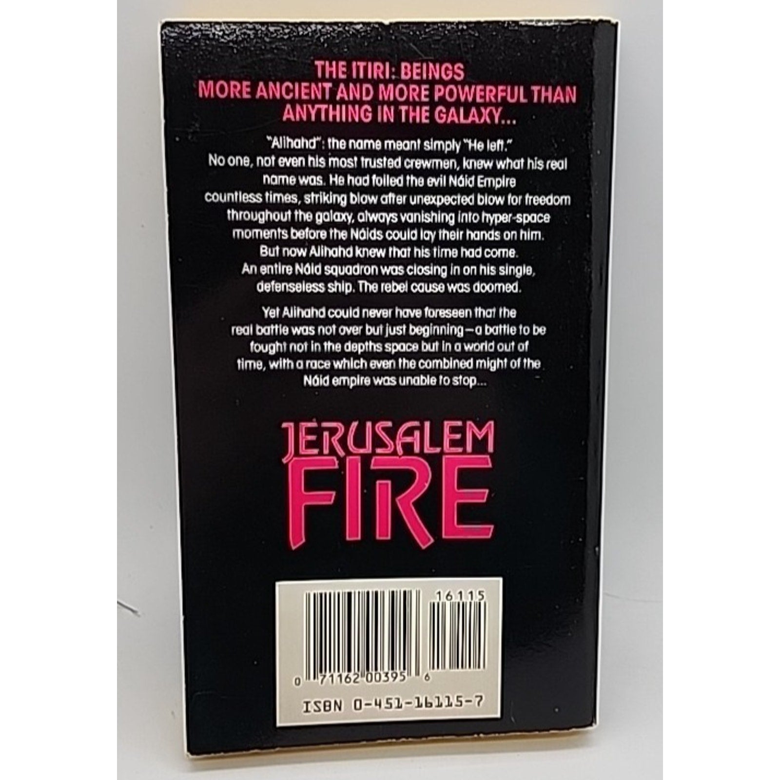 Jerusalem Fire by R. M. Meluch (1985, Mass Market)