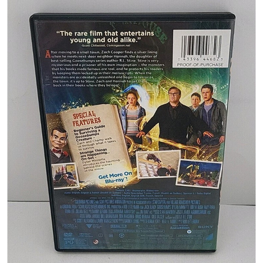 Goosebumps (DVD, 2015)