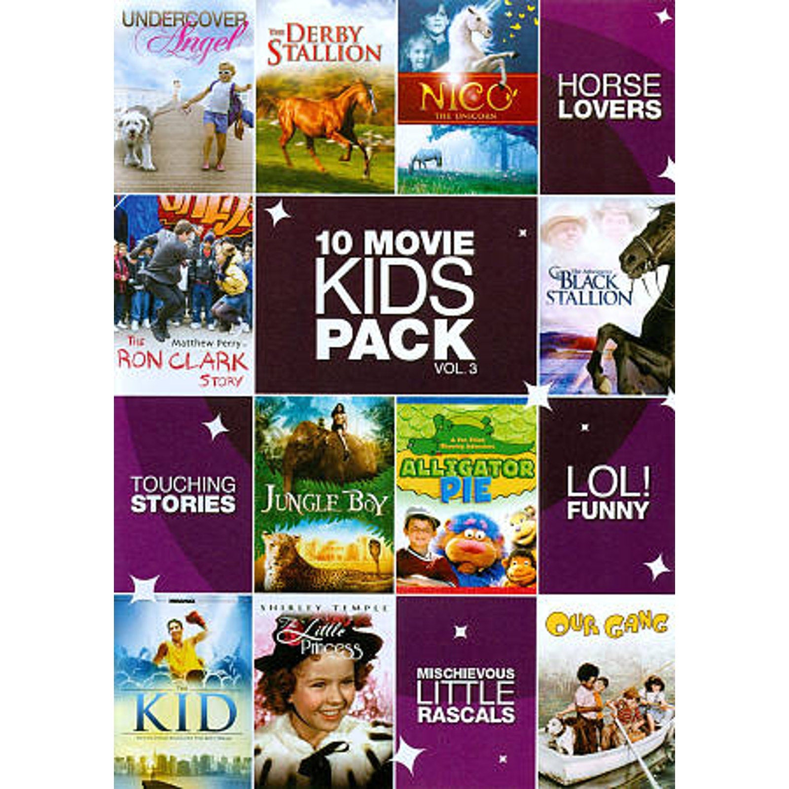 10 Movie Kids Pack, Vol. 3 (DVD, 2011, 2-Disc Set)