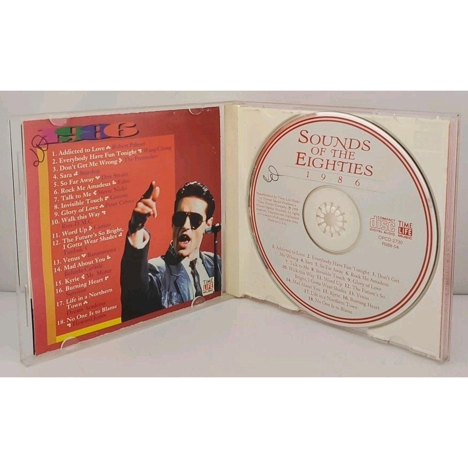 Sounds Of The Eighties 1986 CD Album Various Artists Time Life Music Compilation