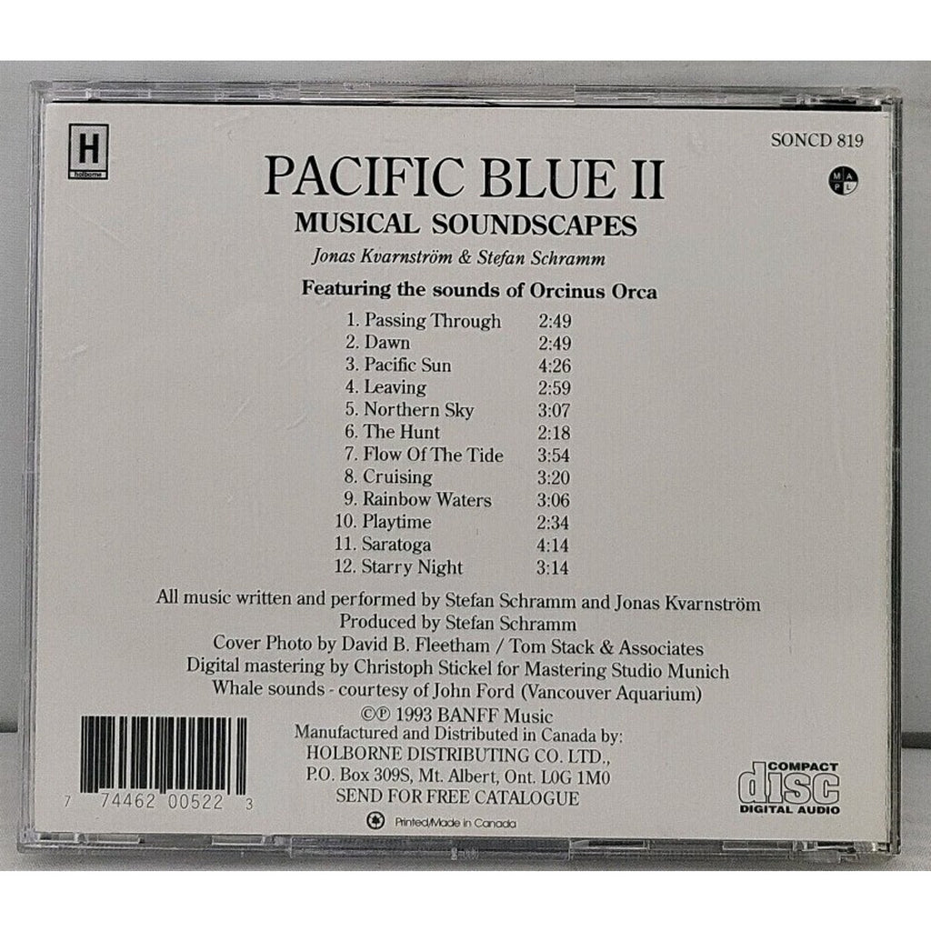 Pacific Blue, Vol. 2 by Stefan Schramm (CD, Mar-1994, Sounds Of Nature)