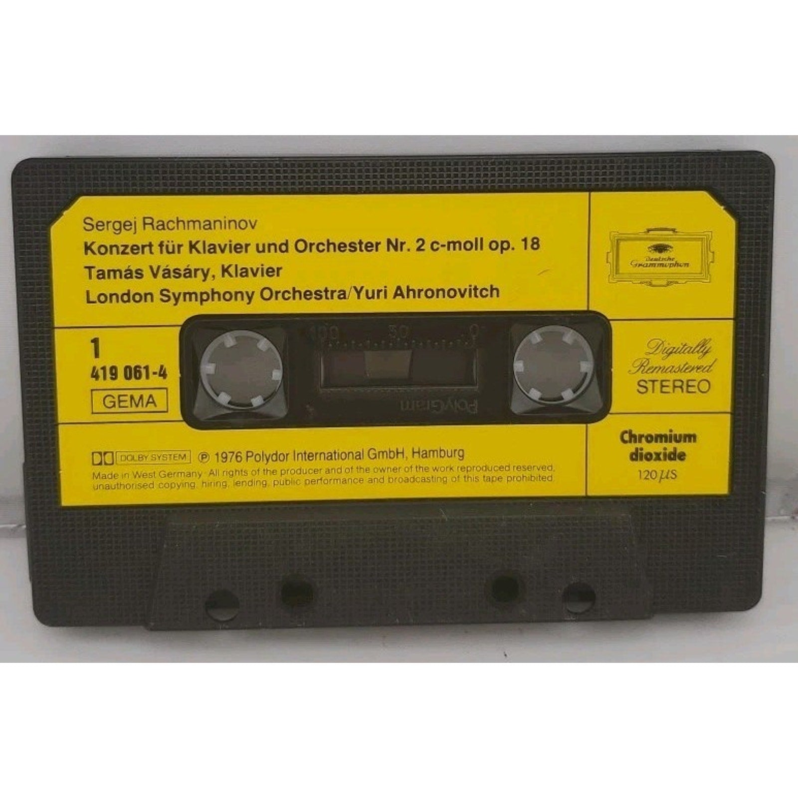 Sergei Rachmaninov Piano Concertos Nos. 2 & 4 (Cassette)