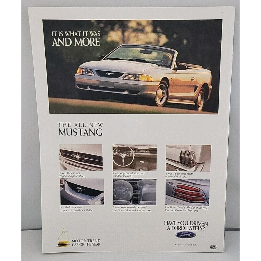 Mustang Times Volume 18 No 8 August 1994