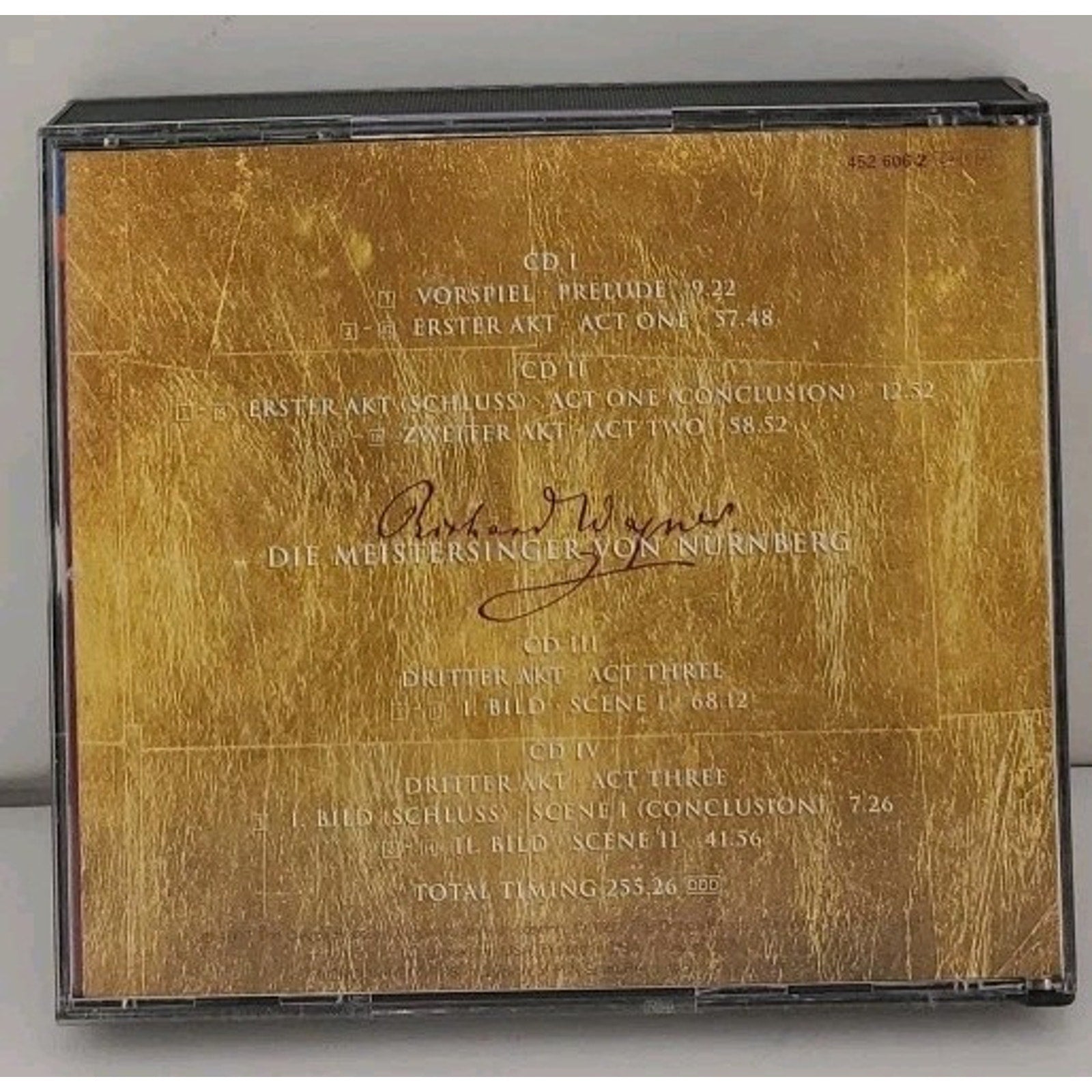 CD 1&3 ONLY Wagner Die Meistersinger Von Nurnberg - Sir Georg Solti