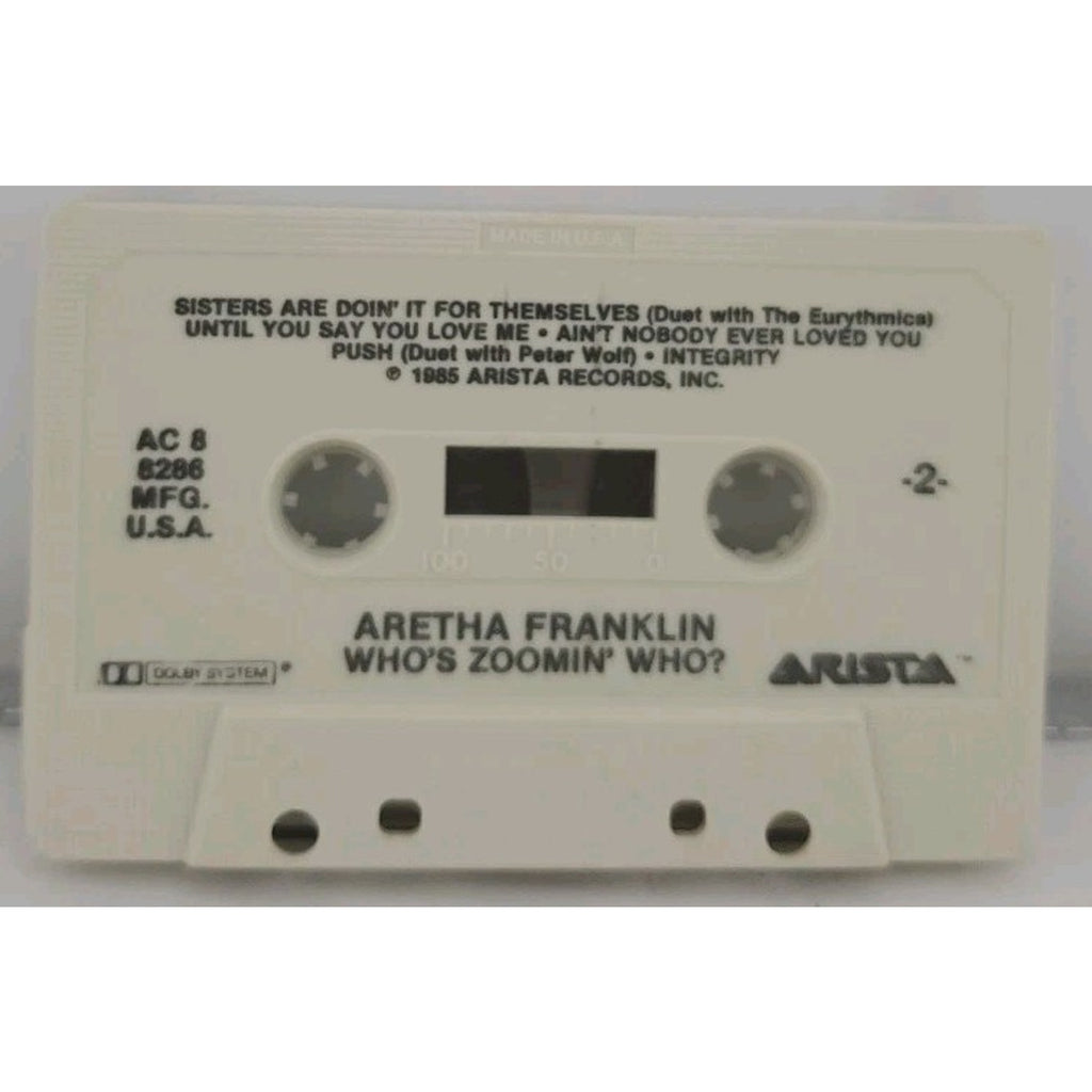 Who's Zoomin' Who? by Aretha Franklin (Cassette, 1985, Arista Records)