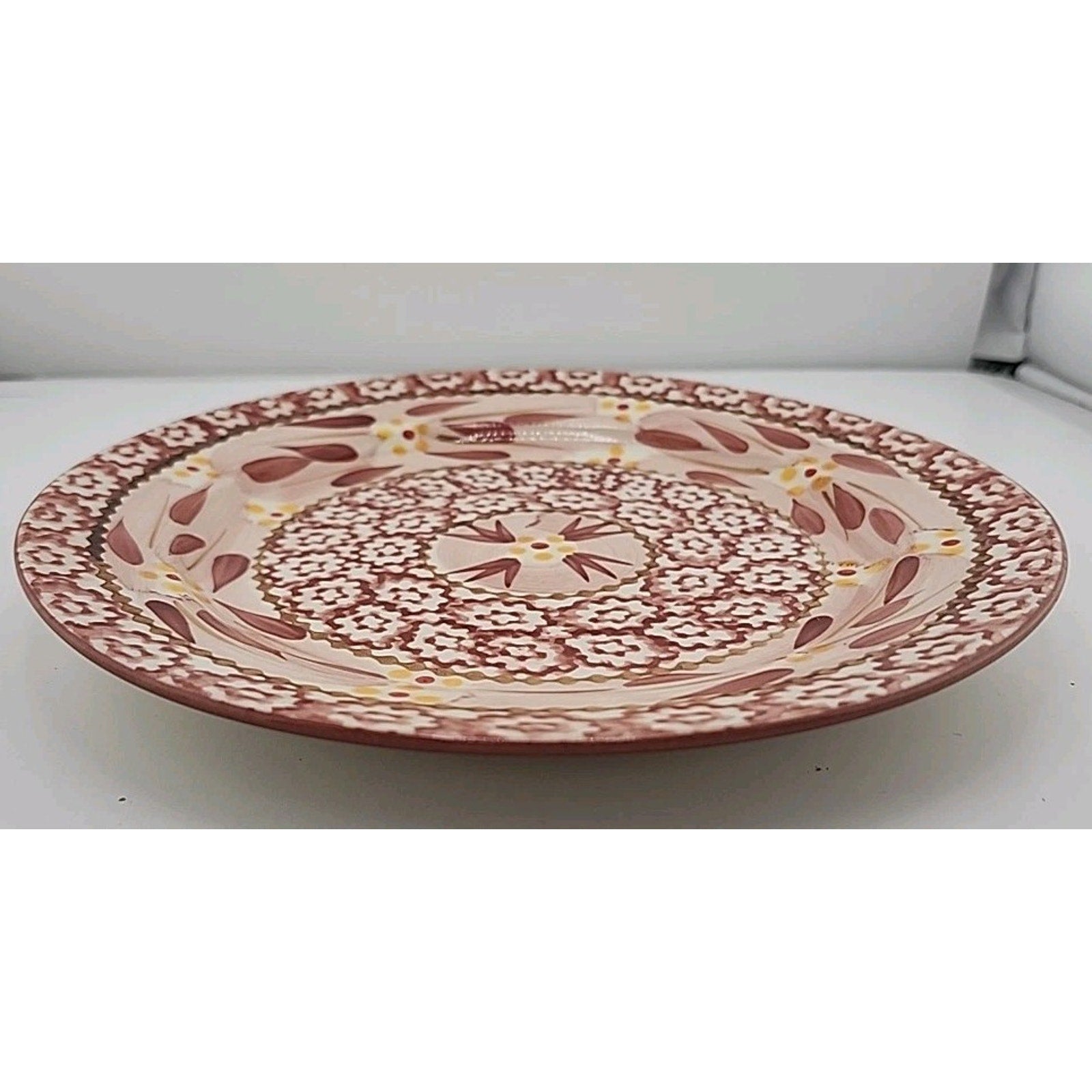 Set of 6 Temptations Ovenware by Tara Old World Cranberry Red 8” Salad Plates