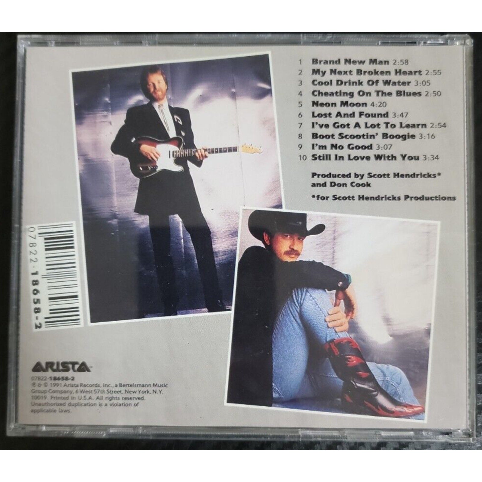 Brooks & Dunn - Brand New Man (CD, 1991, Arista Records)