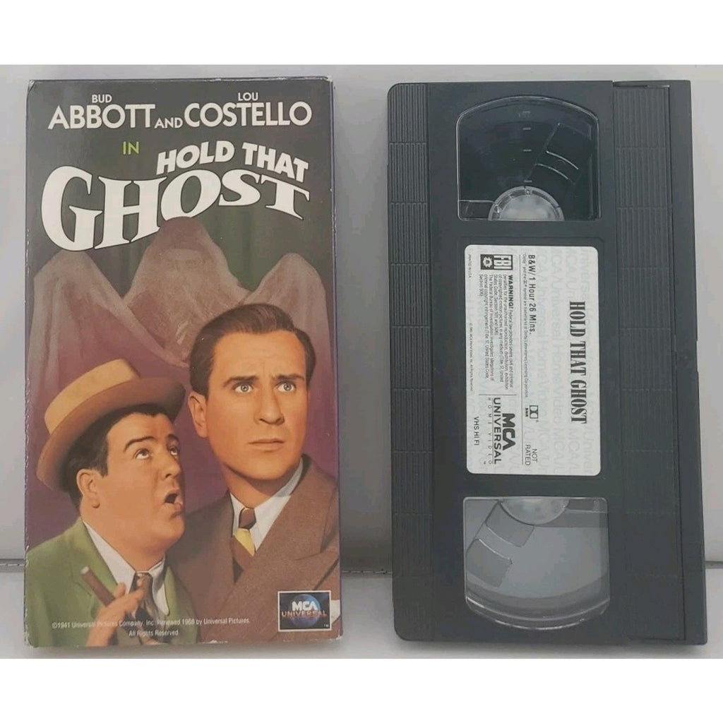 Hold That Ghost (VHS, 1991)
