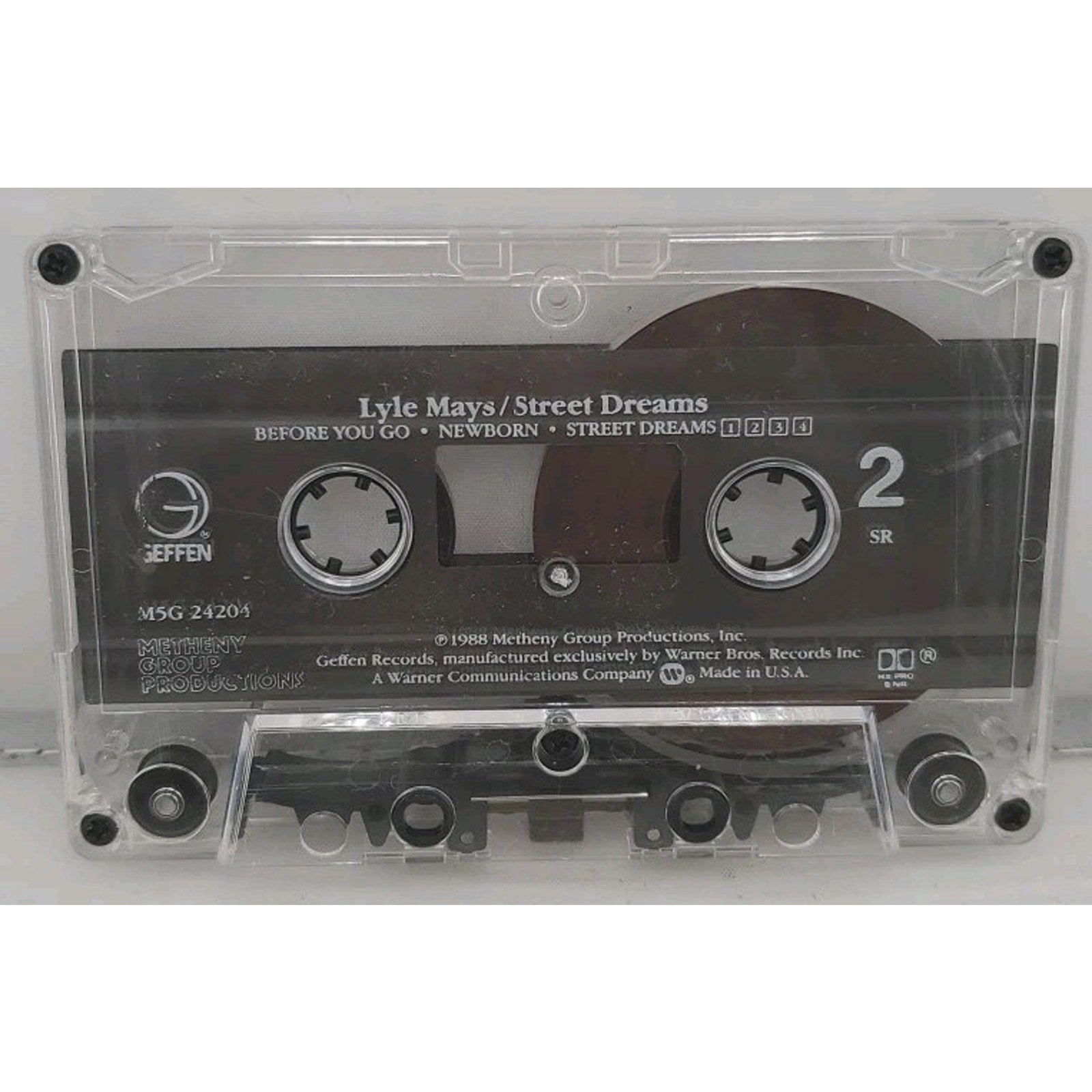 Lyle Mays – Street Dreams (Cassette, US, 1988, Geffen) CS841