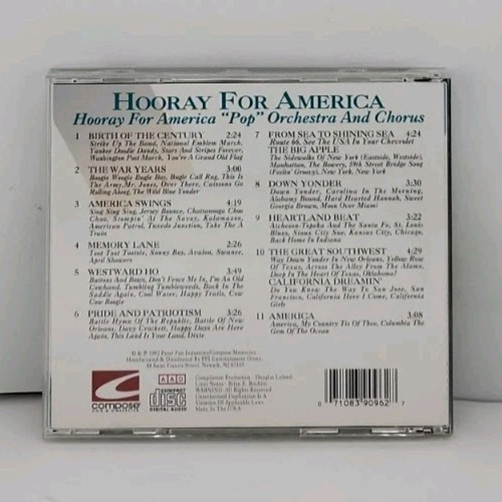 Hooray For America "Pop" Orchestra And Chorus CD 1992