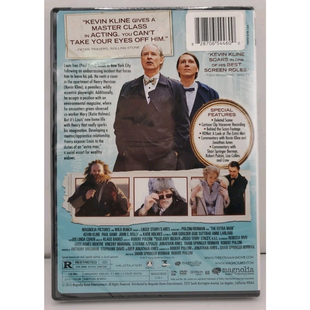 The Extra Man (DVD, 2010) *Brand New*