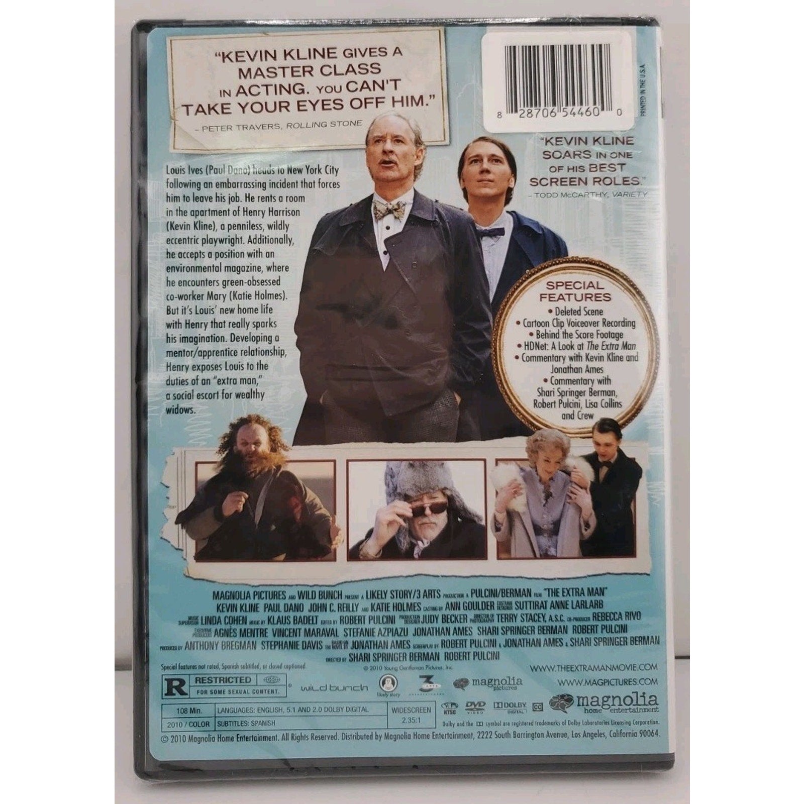 The Extra Man (DVD, 2010) *Brand New*
