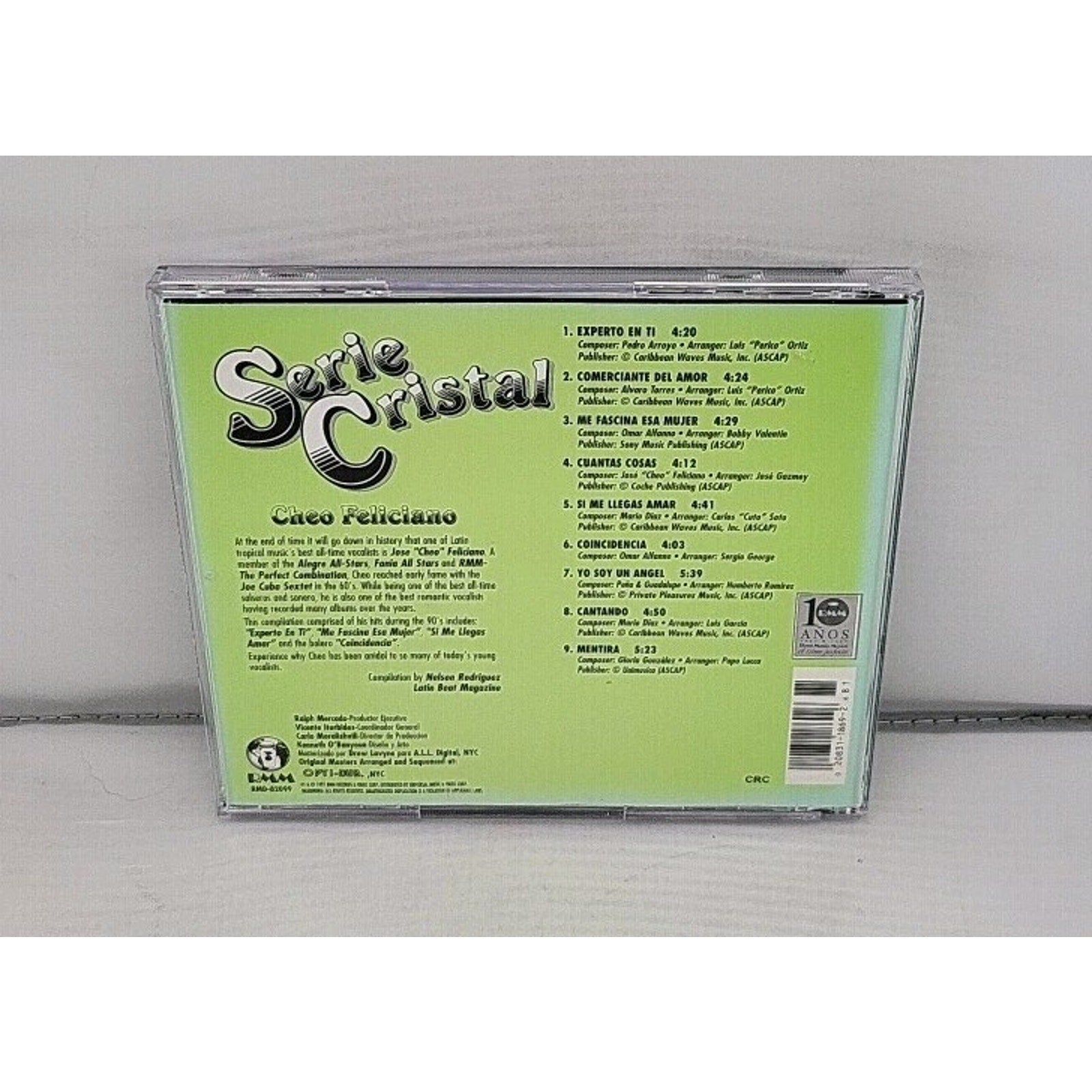 Greatest Hits by Cheo Feliciano (CD, Mar-1997, RMM)