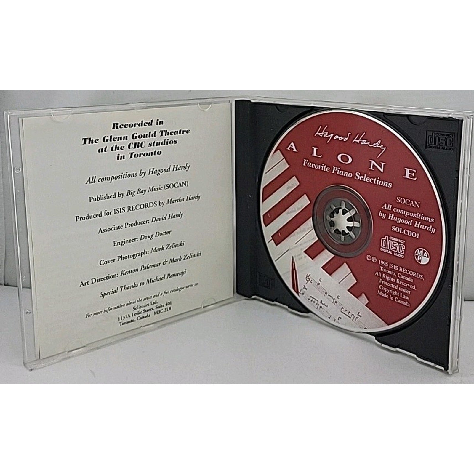 Alone by Hagood Hardy (CD, 1995)