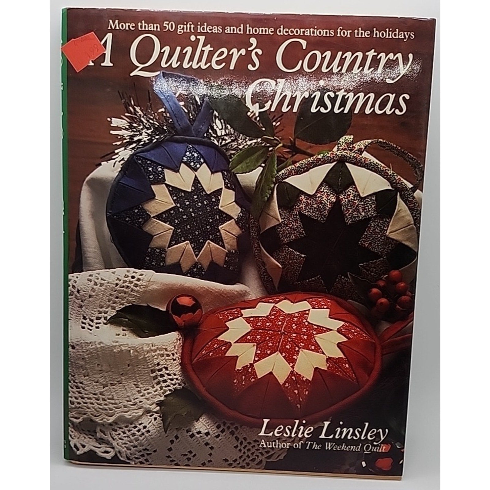 Quilter's Country Christmas by Leslie Linsley (1990, Hardcover)