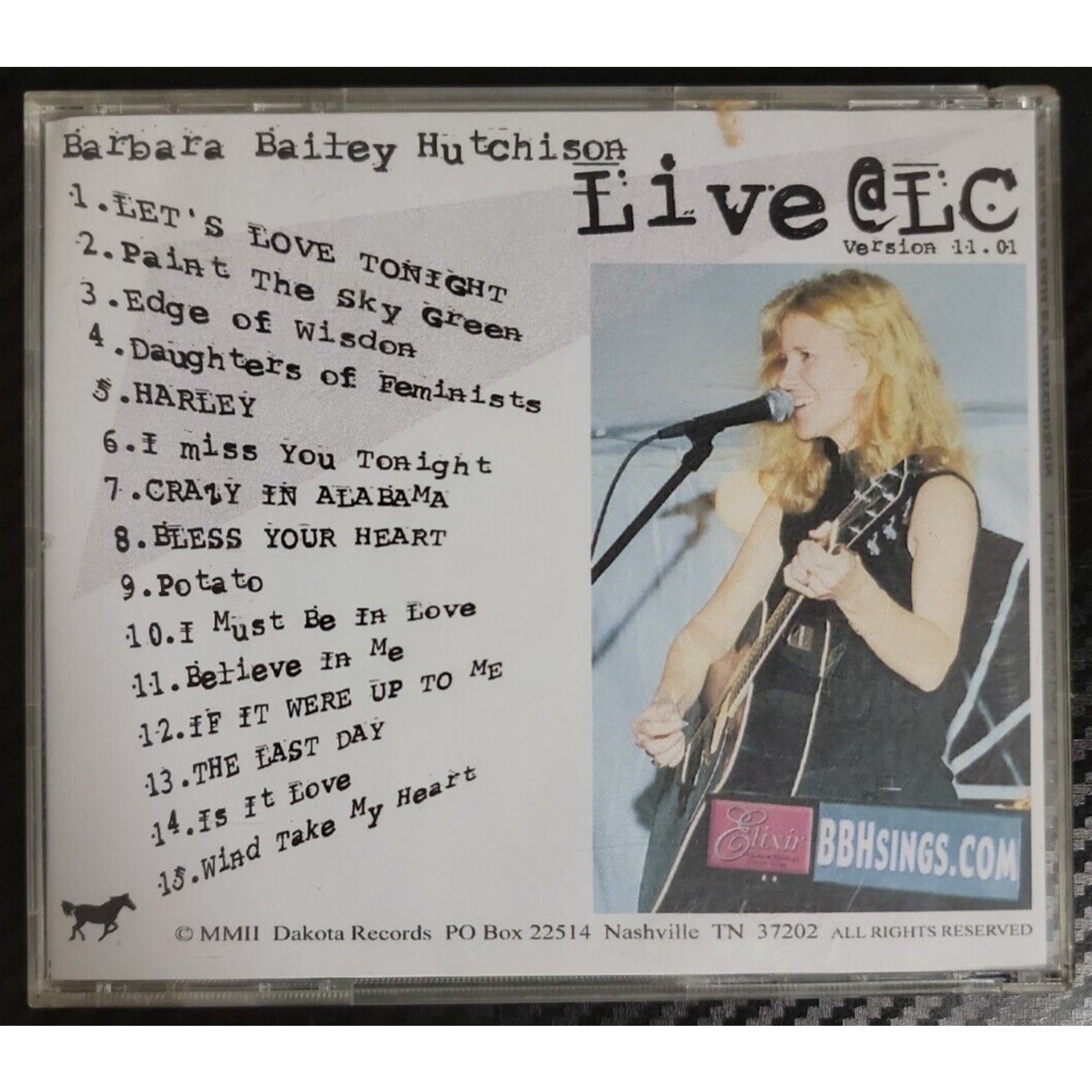Barbara Bailey Hutchison Live@LC Version 11.01 (CD)