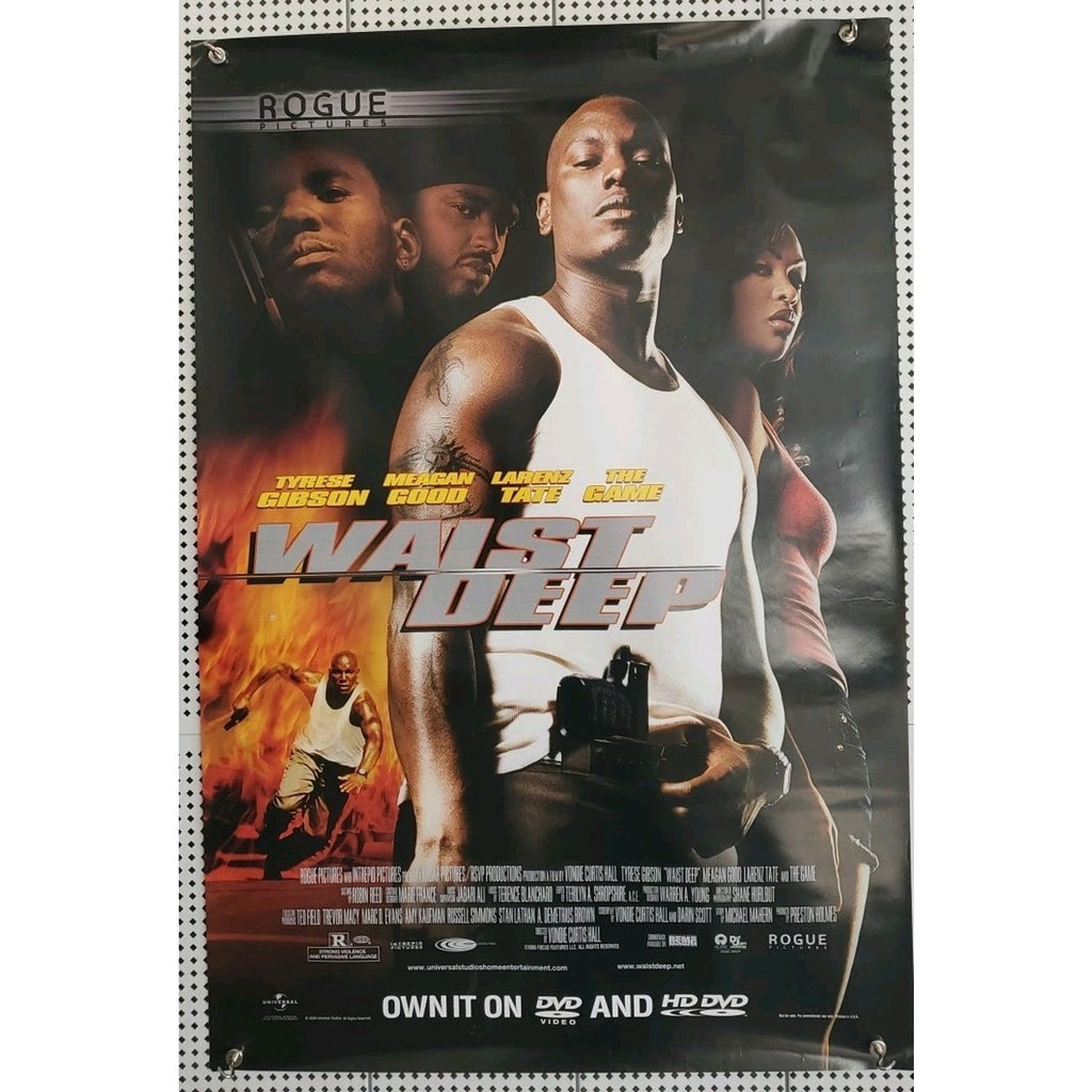Waist Deep Movie Poster 2 Sided Original Final 27x40 Tyrese Gibson Meagan