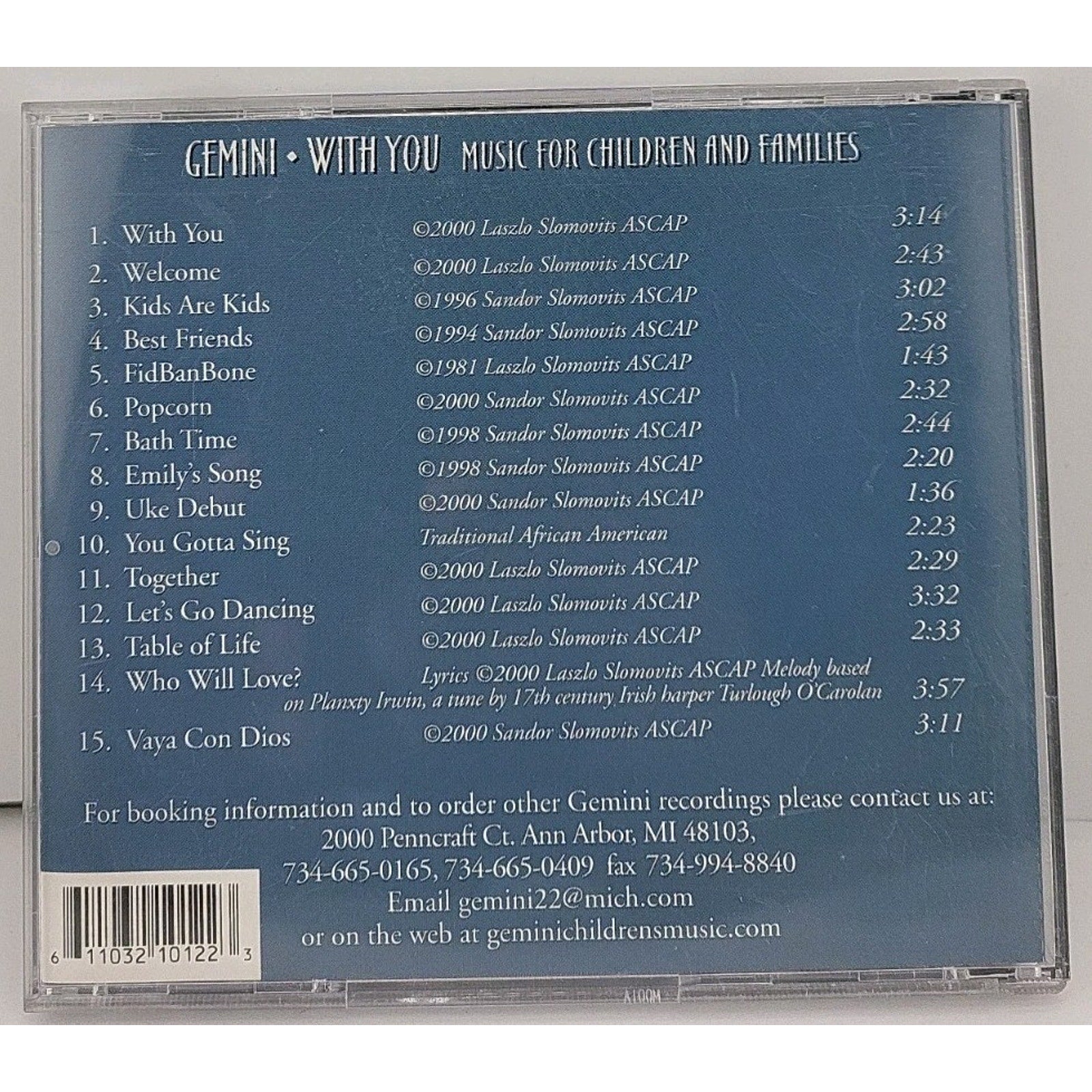 Gemini With You CD
