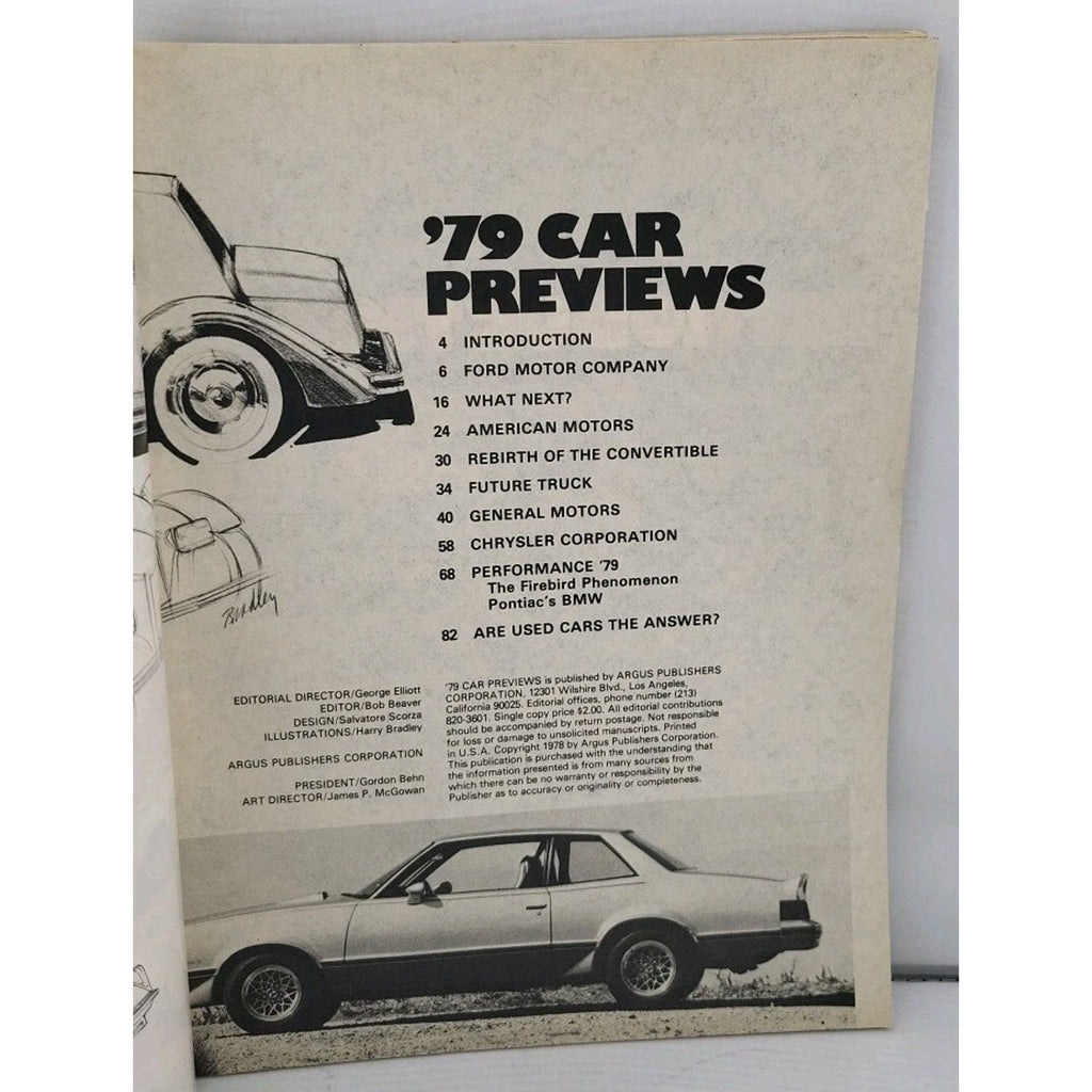 1979 Car Previews Magazine