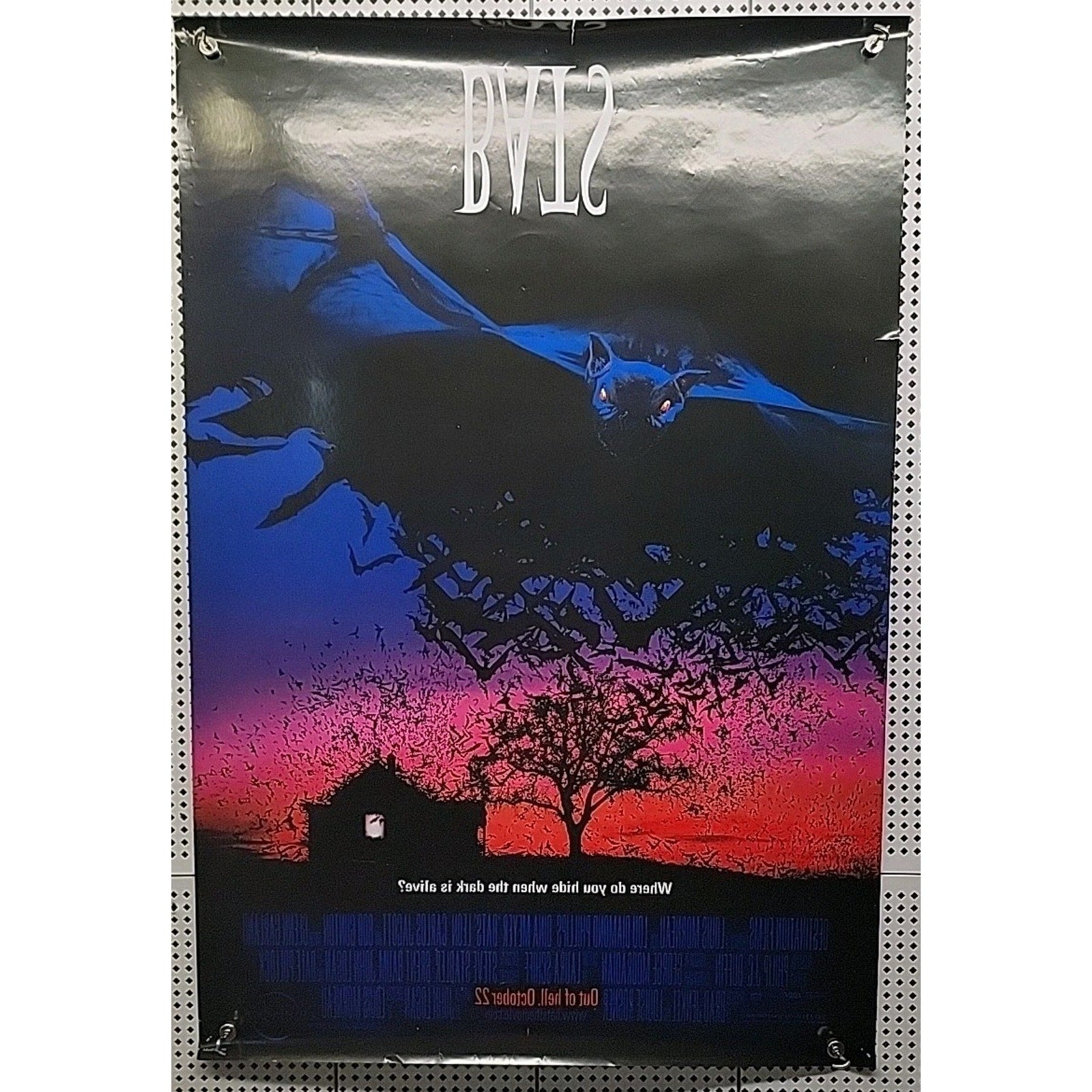 BATS - 27"x40" D/S Original Movie Poster One Sheet 1999 Lou Diamond Phillips
