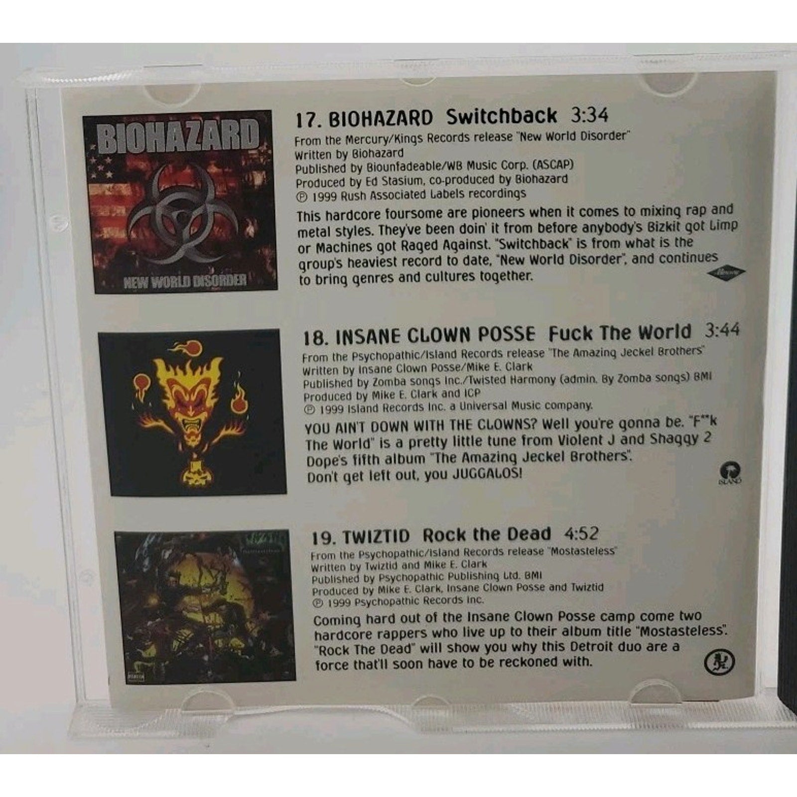 Orientation 1999 Western's Silver Screen - PROMO CD