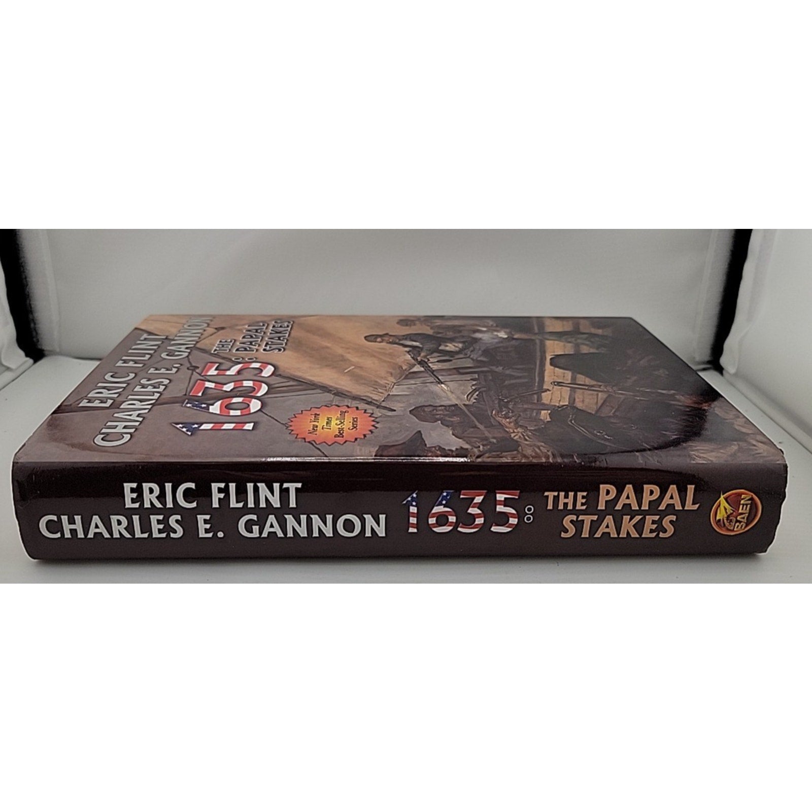 1635: Papal Stakes by Eric Flint and Charles E. Gannon (2013, Hardcover)