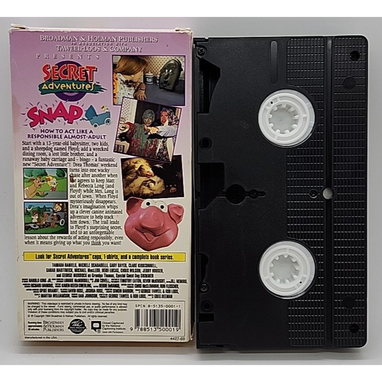 VHS: SNAP How to Act Like A Responsible Almost-Adult / Secret Adventures