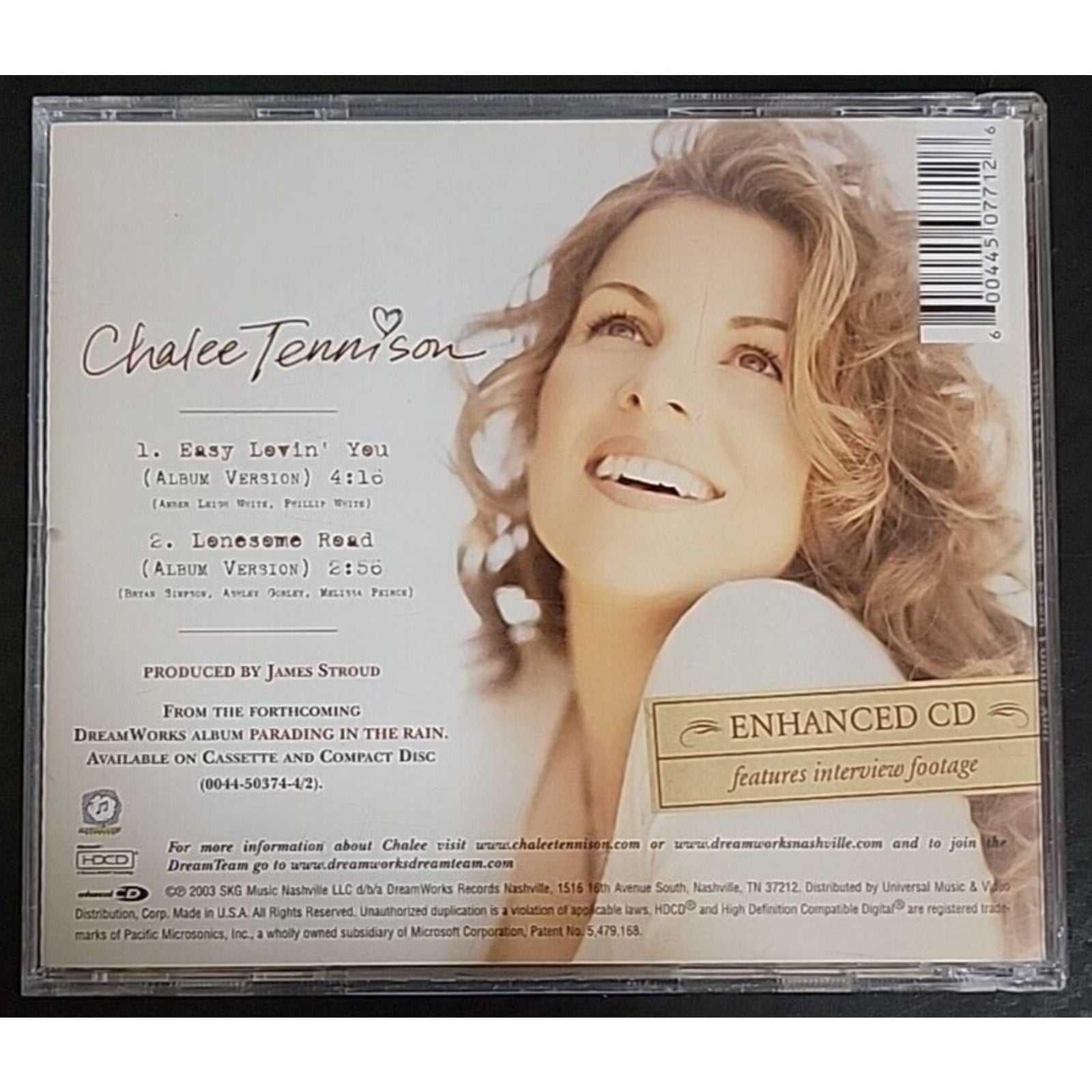 Chalee Tennison Easy Lovin' You 2003 CD Single