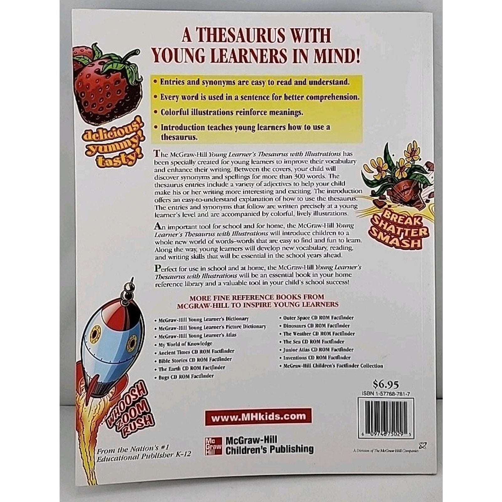 Young Learner's Thesaurus by Debbie Fox (2001, Trade Paperback)