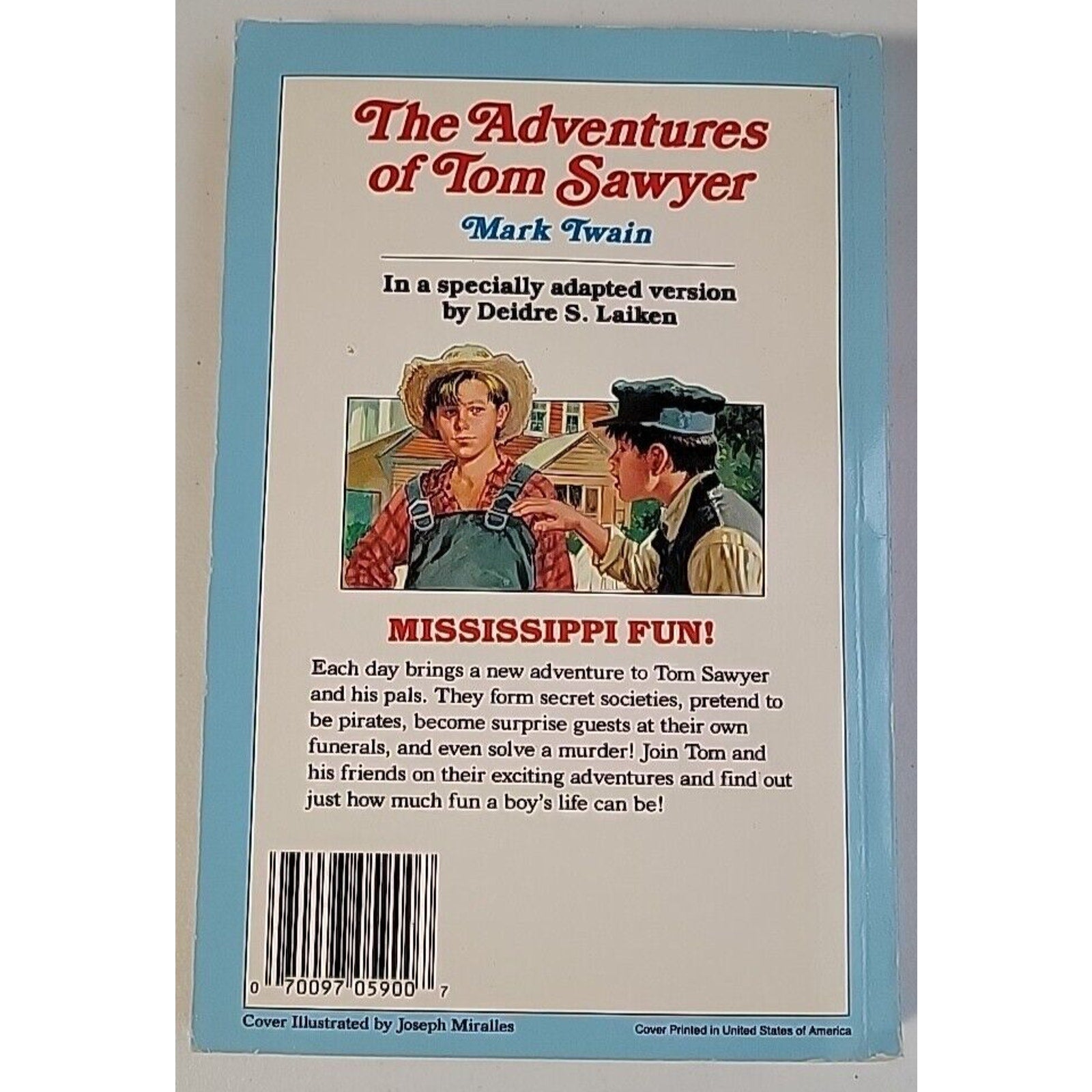 The Adventures Of Tom Sawyer By Mark Twain