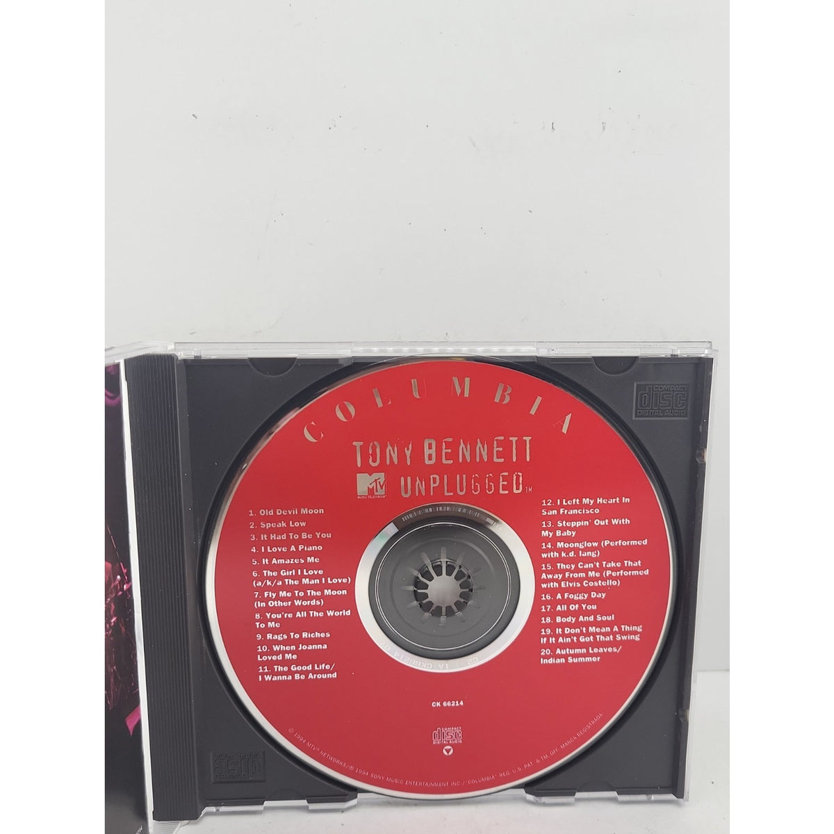 MTV Unplugged by Tony Bennett (CD, 1994)