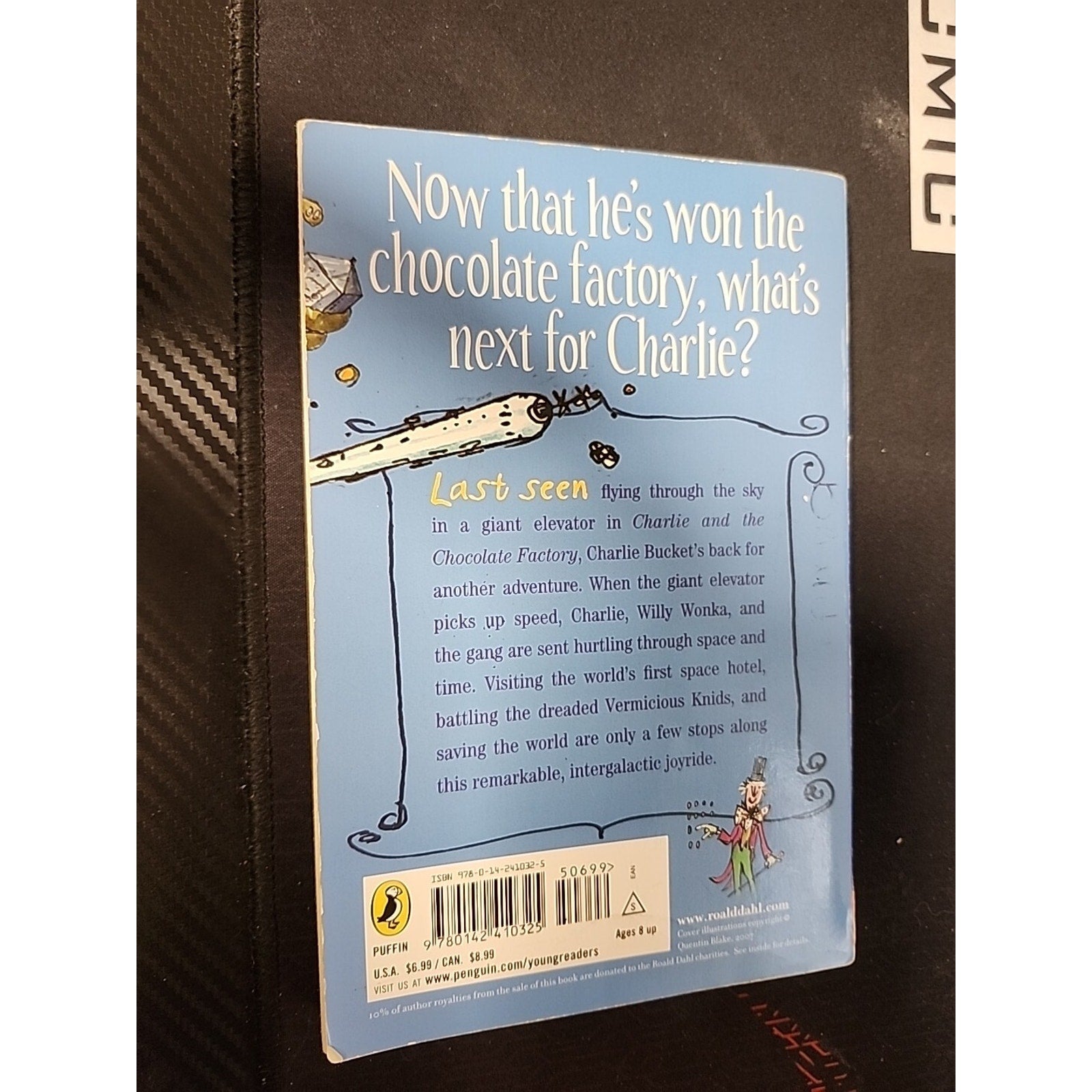 Charlie and the Great Glass Elevator by Roald Dahl (2007, UK-B Format Paperback)