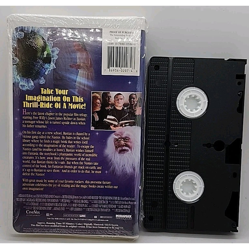The Neverending Story 3: Escape From Fantasia (VHS, 1997)