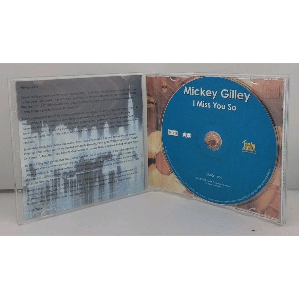 Mickey Gilley I Miss You So Country (CD, Made In Israel, 1997) [14 Tracks]