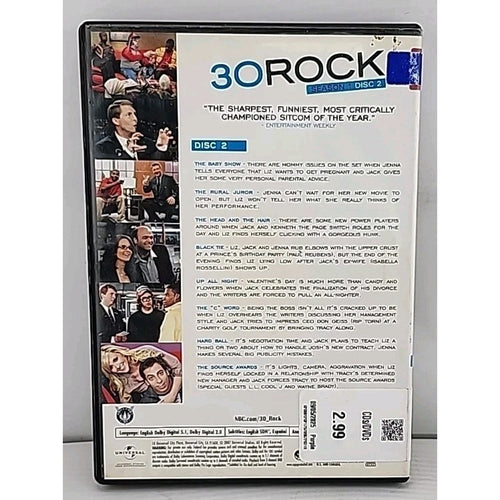 30 Rock Season 1 Disc 2 (DVD)