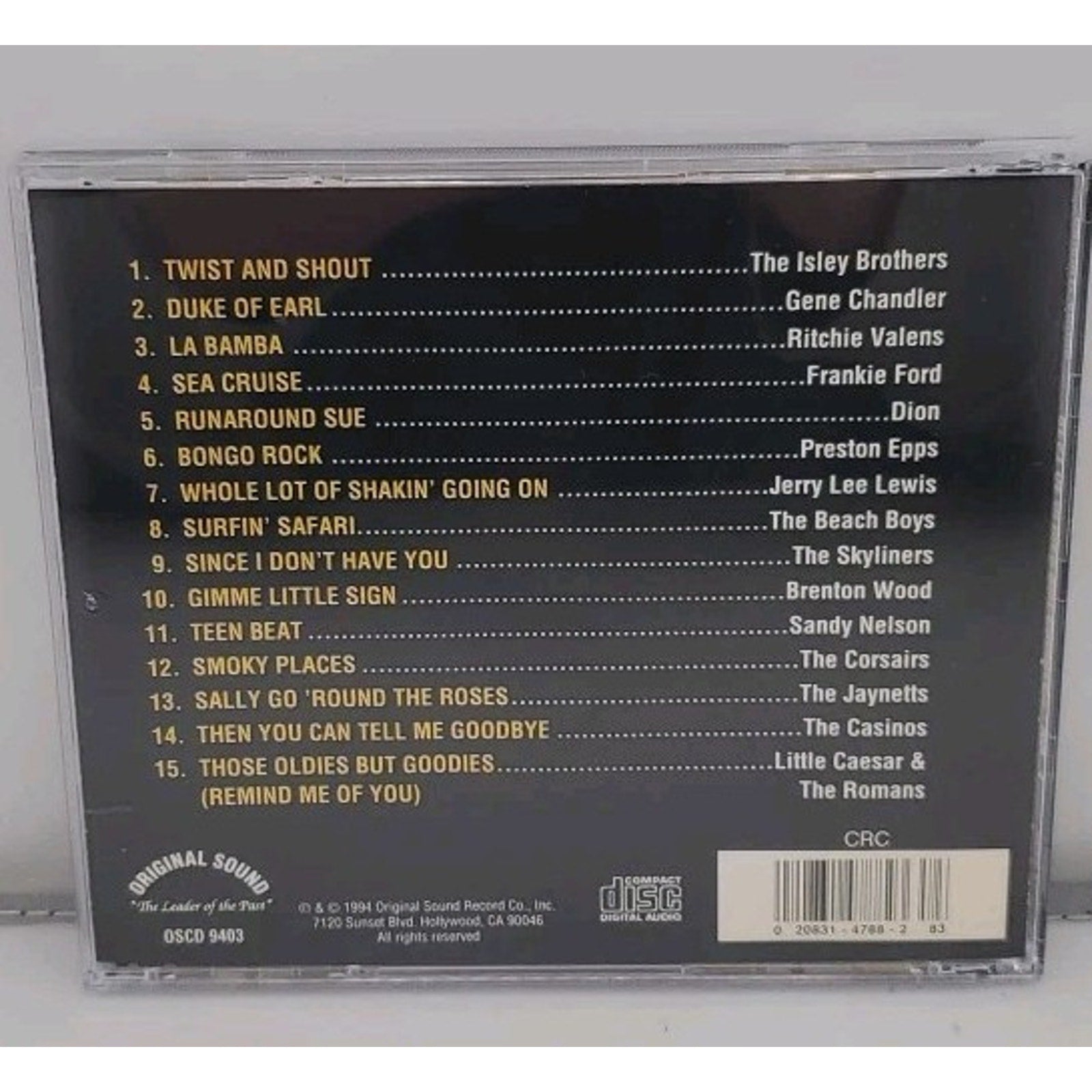 The Best of the Oldies but Goodies Volume 1 (CD)