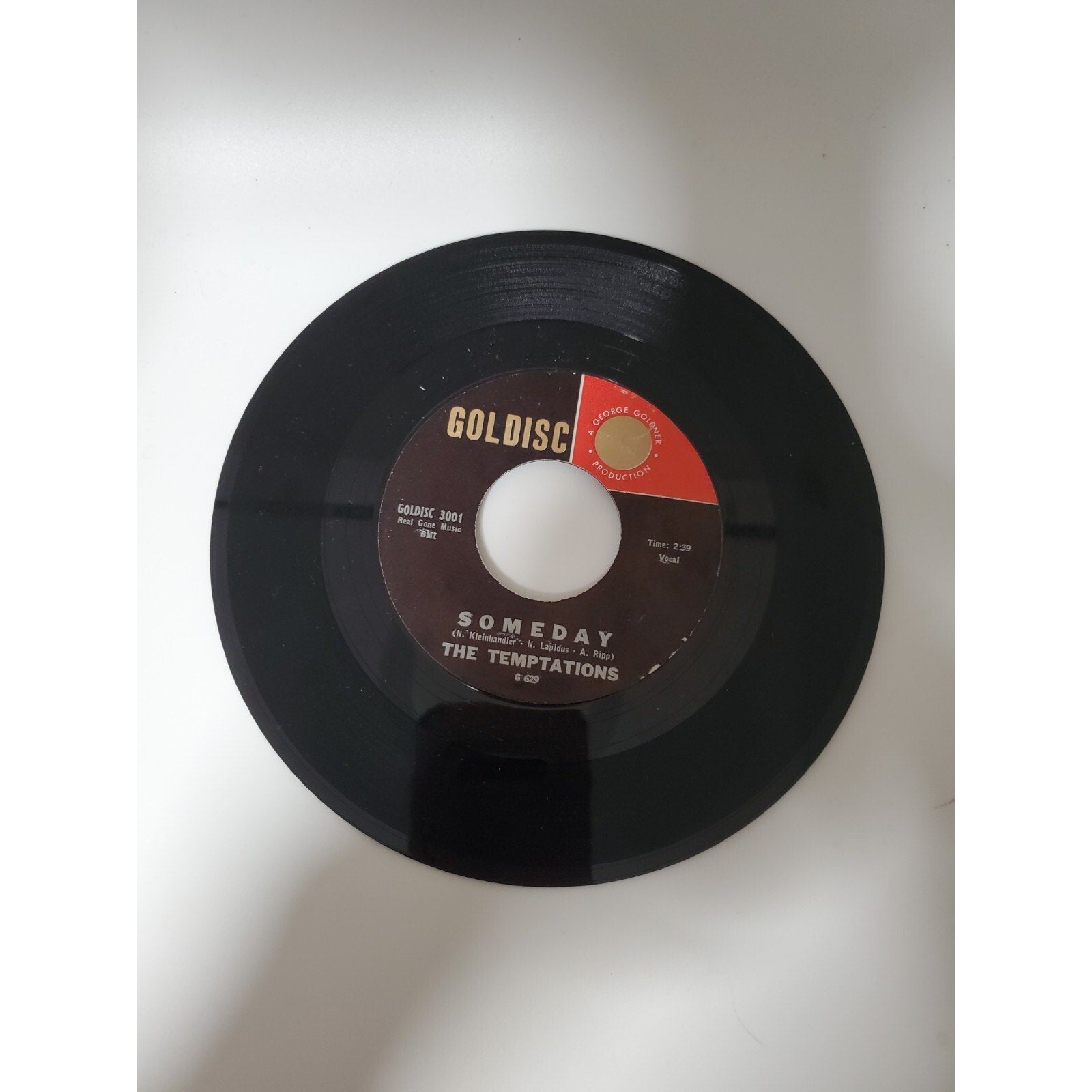 The Temptations - Someday - 45RPM Record - Singles