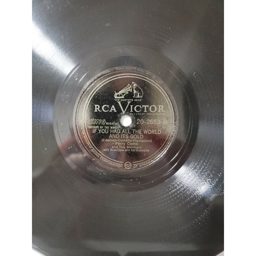Perry Como - If You Had All The World And Its Gold / Because (Vinyl)