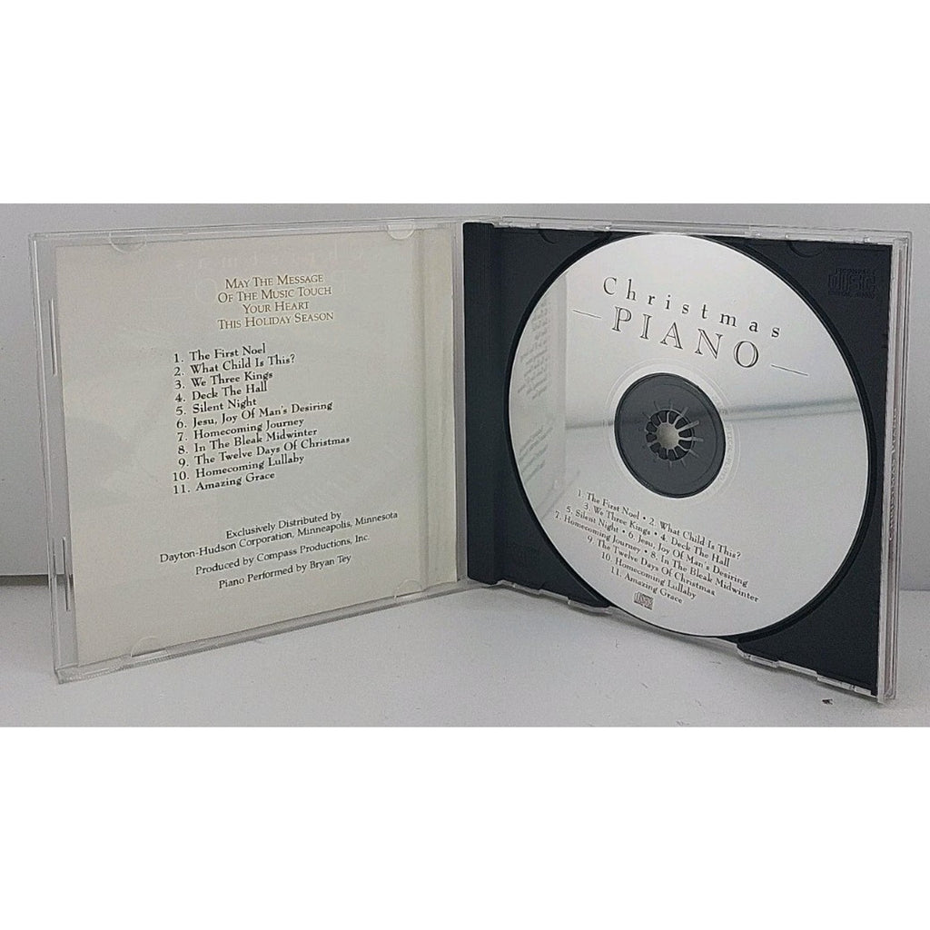 Christmas Piano Traditional Holiday Acoustic Music Carols CD