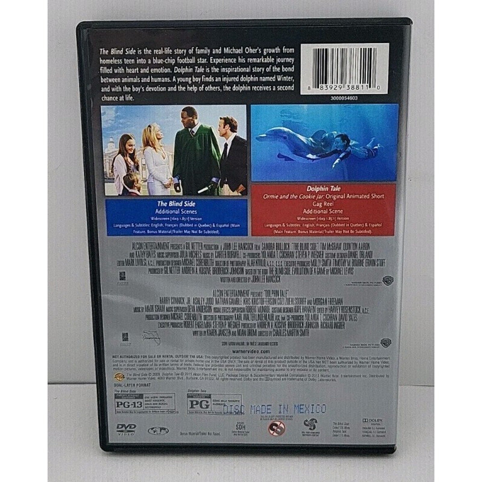 The Blind SIde / Dolphin Tale [Double-Feature DVD]