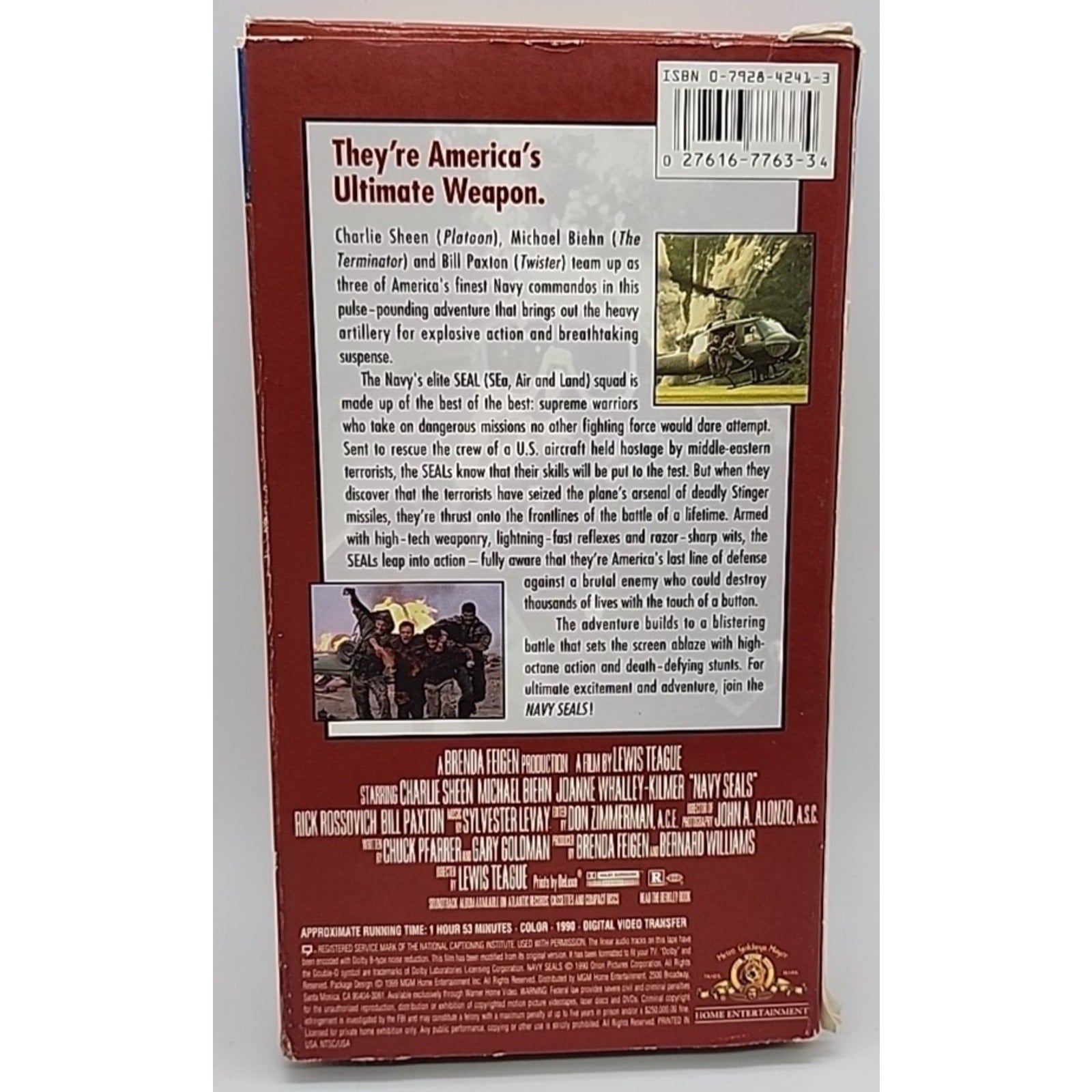 Navy Seals (VHS, 1999, Movie Time)